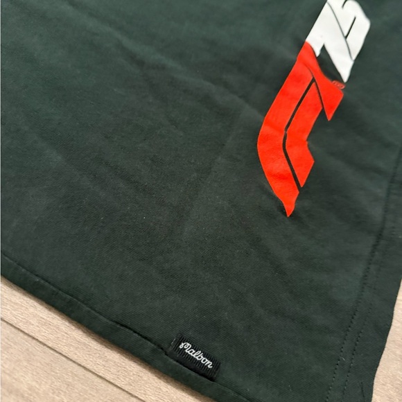 MALBON x F1 LVGP GORSE DOWNFORCE Dark Green Long Sleeve Tee - Picture 10 of 10